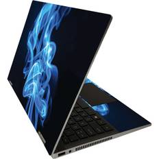 Bumper Cases MightySkins Blue Flames Skin for HP Pavilion x360 14 in 2020