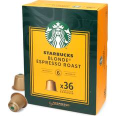 Starbucks blonde roast Starbucks Blonde Espresso Roast 36 Kapsler