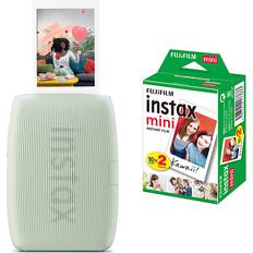 Fujifilm Instax Mini Link 3 Printer Grøn Inkl 2x10 Film