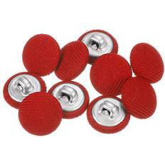 10pcs Fabric Cloth Covered Button 12.5mm Metal Round Sewing Buttons