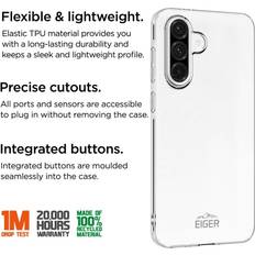 Eiger Grip Case GRS Galaxy A36/A56 Transparent EGCA00720
