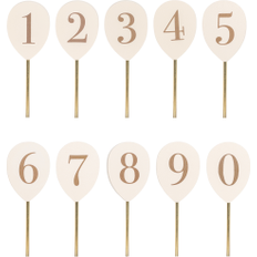 Numeropallot Jabadabado Numeropallot 0-9 Kynttilänjalkaan