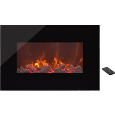 Vägghängd kaminer Anslut Vägghängd Dekorationsbrasa 1800 W 66x44 cm