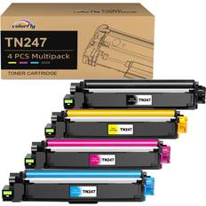 Colorfly Toner Cartridge for Brother TN-247 TN-243 -