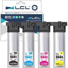 Ink & Toners LCL Ink Cartridge Replacement for Epson T9441 T9442 T9443 T9444 - WorkForce Pro