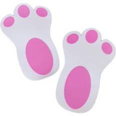 PMS Large Bunny Feet 30cm 6 Foam Rabbit Footprints Easter Decoration