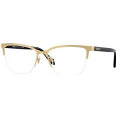 Briller & Læsebriller Versace Kvinde VE1304 1002 Optiske Stel Metal Guld Transparent Cat Eye