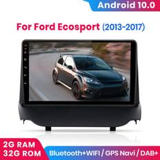 Boot- en autostereo's Awesafe Ford Ecosport 2013-2017 Double Din Car Stereo Radio Sat Nav GPS BT Wifi DAB+