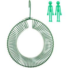 Garden & Outdoor Environment Katai Whole Peanut Wreath Bird Feeder with Hanging Hook - Steel in Green