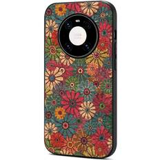 Huawei Mate 40 Pro 5G Case Shockproof Phone Cover with Flower Pattern