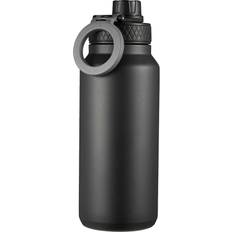 Termoser Dorre Flory Termosflaske Dobbeltvegget 0,9L Med Mobilholder Og Magnet Svart/Grå Termos