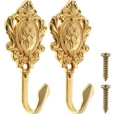 Mounts & Hooks for Curtains Amosfun 2 Pcs Curtain Wall Hook Tiebacks