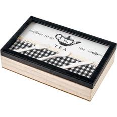 MDF Small Boxes BigBuy Home Multicolour Crystal Infusion MDF Wood Organizer 24 x 15 x 6 cm Small Box