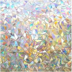Fönsterfilm Cosy@home 45x200 cm Decorative Privacy 3D Rainbow Window Film Static Cling Window Sticker Window Film