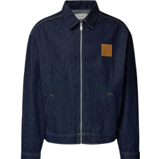 Calvin Klein Jeans Loose Fitting Denim Jacket With Zipper - Denim Rinse