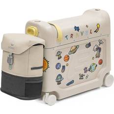 ABS Plastic Children's Luggage Stokke JetKids BedBox Travel Bundle - Moonglow White