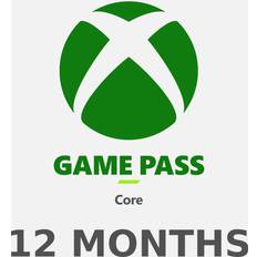 12 måneder Gavekort Microsoft Xbox Game Pass Core 12 Months