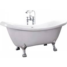 Badewanne Home Deluxe Badewanne mit Füßen Fama (9304) 176x74