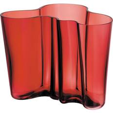 Sisustusyksityiskohdat Iittala Aalto Red Vase 16cm