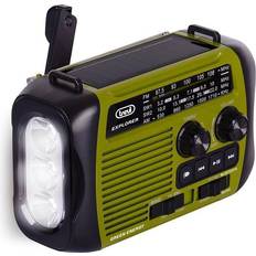 Håndsvings- & Solcelleradio - Powerbank Radioer Trevi RA 7F30 BT Green