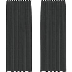 vidaXL Voile Curtains with Rod Pockets 2 pcs 140x260cm
