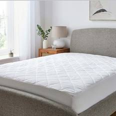 Cotton Mattress Covers Dunelm Soft Easycare Mattress Cover White (190x120cm)