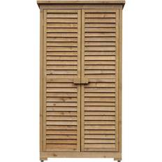Lagerboxen OutSunny Gartenschrank Holz Geräteschuppen Gartenhaus Holzhütte