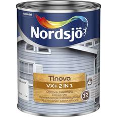 Nordsjö Tinova VX+ 2 IN 1 Träfasadsfärg Base White 1L