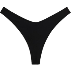 H&M Thong Bikini Bottoms - Black