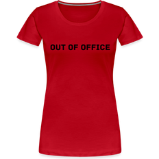 Slitstarka T-shirts My Angry Socks Out Of Office Premium T-shirt Women - Red