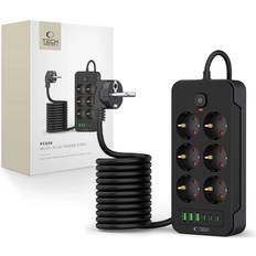 Tech-Protect Power Strip 6 Sockets 2m