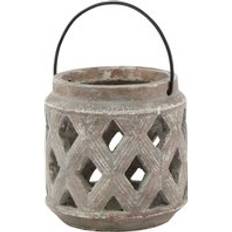 Lanterns Hill Interiors Siena Brown Lattice One Size Lantern