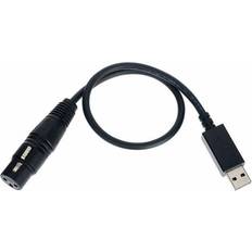 USB A - XLR M-F