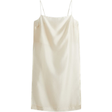 H&M Long Top with Thin Straps - Cream