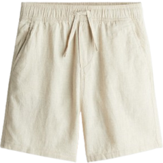 H&M Linen Blend Shorts - Light Beige (1274071001)