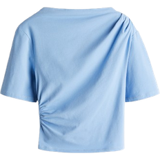 H&M Draped T-shirt - Light Blue
