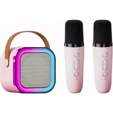 Karaoke Machine with 2 Wireless Microphones
