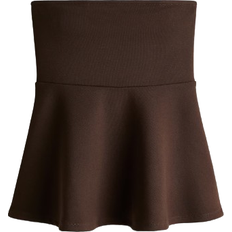 H&M Peplum Tube Top - Dark Brown