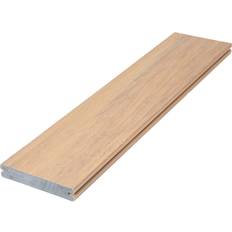 Timber Wolf Tropical Hardwoods 1-in x 6-in x 16-ft Golden Cypress Grooved PVC Deck Board