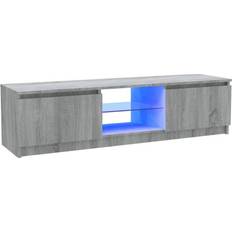 Tv bänk 120 cm vidaXL LED Lights Grey Sonoma TV-bänk 120x35.5cm