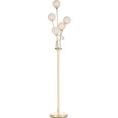 Floor Lamps Homcom B31-429V70GD Polished Floor Lamp 156cm