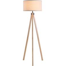 Homcom Tripod ‎UKB31-162V70BG0331 Beige Floor Lamp 152cm