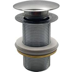 Bundventil Push-Up 1 1/4" Krom