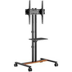 Tv stativ hjul TM electron Mobil TV-Ställ Med Hjul För 34-55 Inch Skärmar