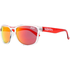 Superdry Dame Solbriller Superdry Rockstar 186 transparent/Red