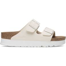 Birkenstock Arizona Flex Platform Birko-Flor - Eggshell