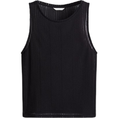 H&M Ribbed Tank Top - Black