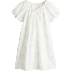 H&M Embroidered Tunic Dress - White