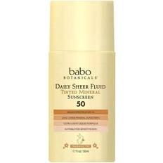 Babo Botanicals Daily Sheer Tinted Mineral Sunscreen Fluid SPF50 50ml