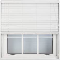 Furnished Faux Wood Venetian Blinds 175cm x 150cm